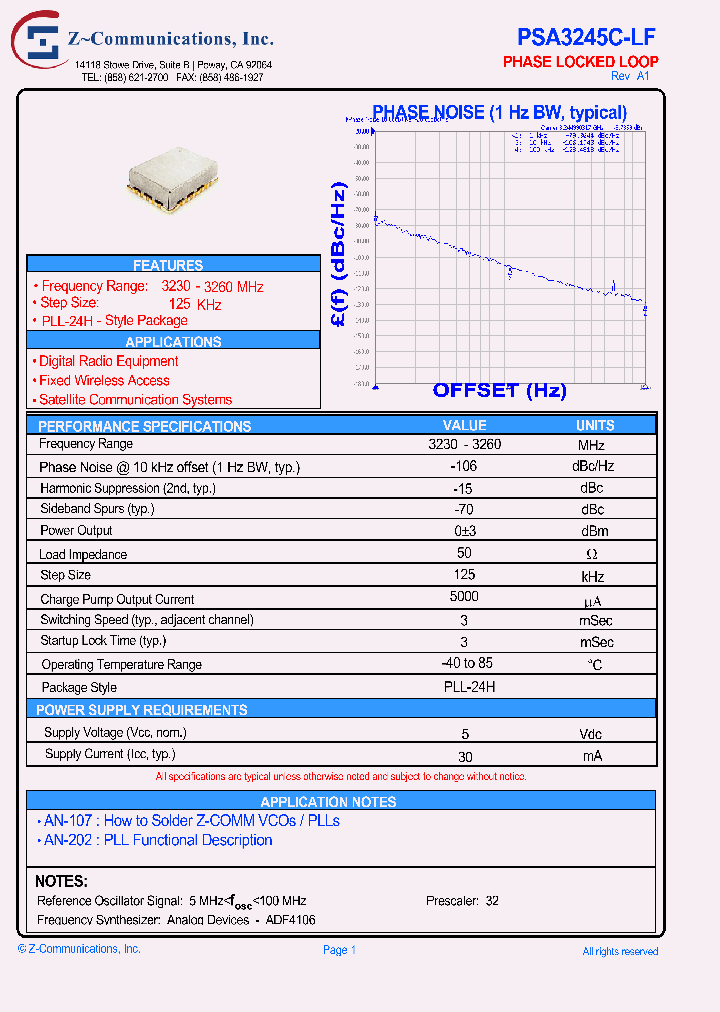 PSA3245C-LF_8451570.PDF Datasheet