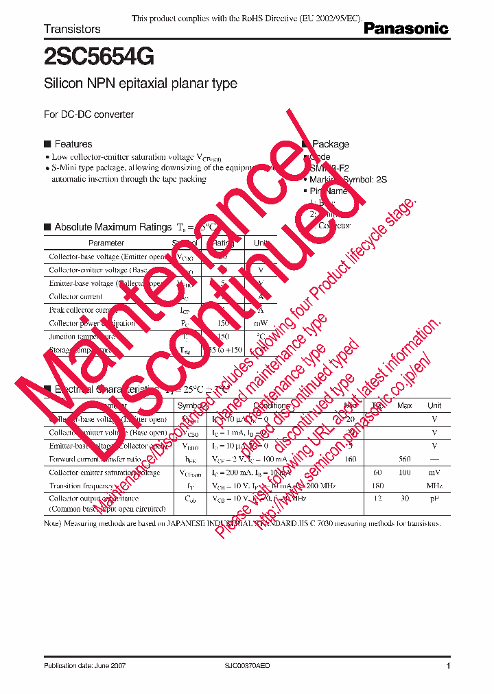 2SC5654G_8455818.PDF Datasheet