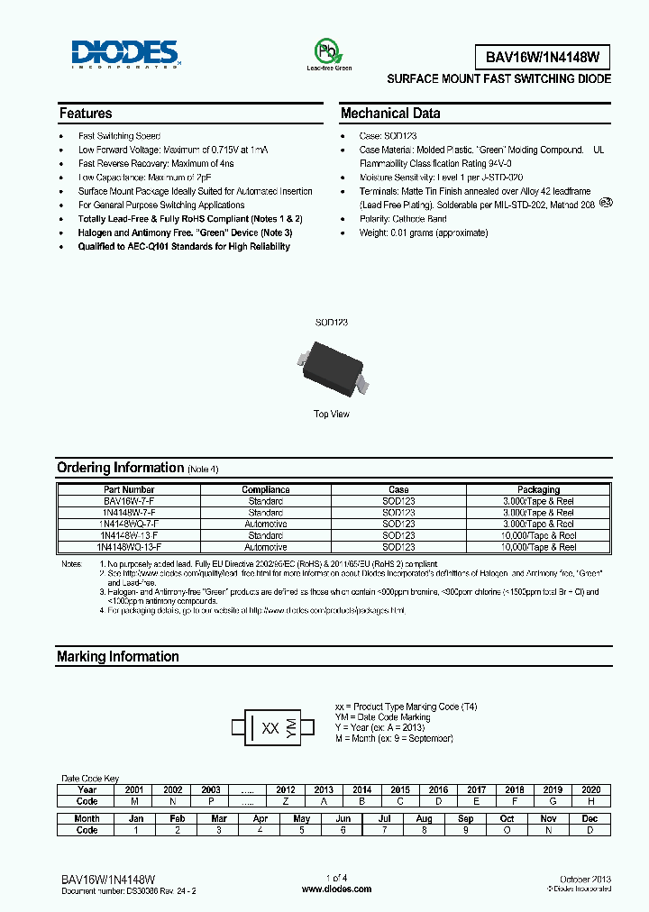 1N4148W-13-F_8459599.PDF Datasheet