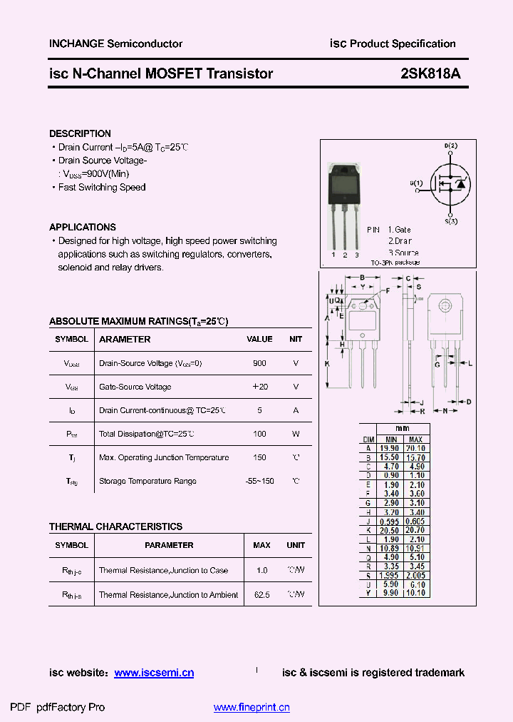 2SK818A_8462701.PDF Datasheet