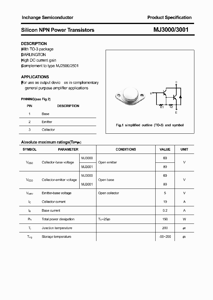 MJ3001_8473052.PDF Datasheet