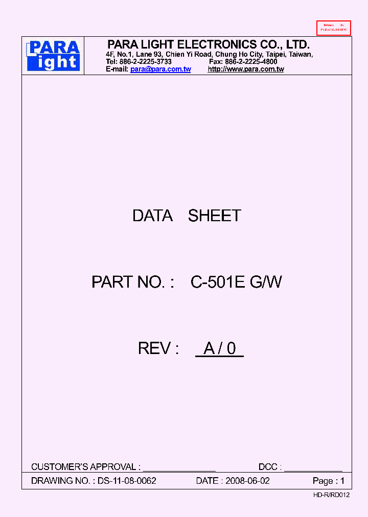 C-501E_8485298.PDF Datasheet