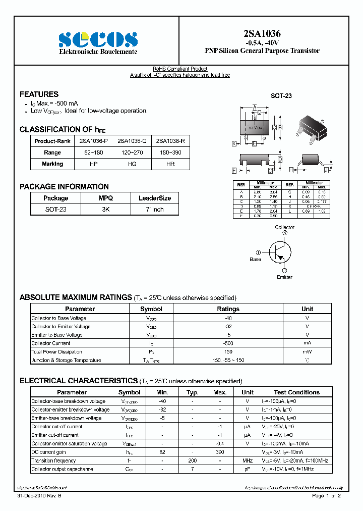 2SA1036_8485008.PDF Datasheet