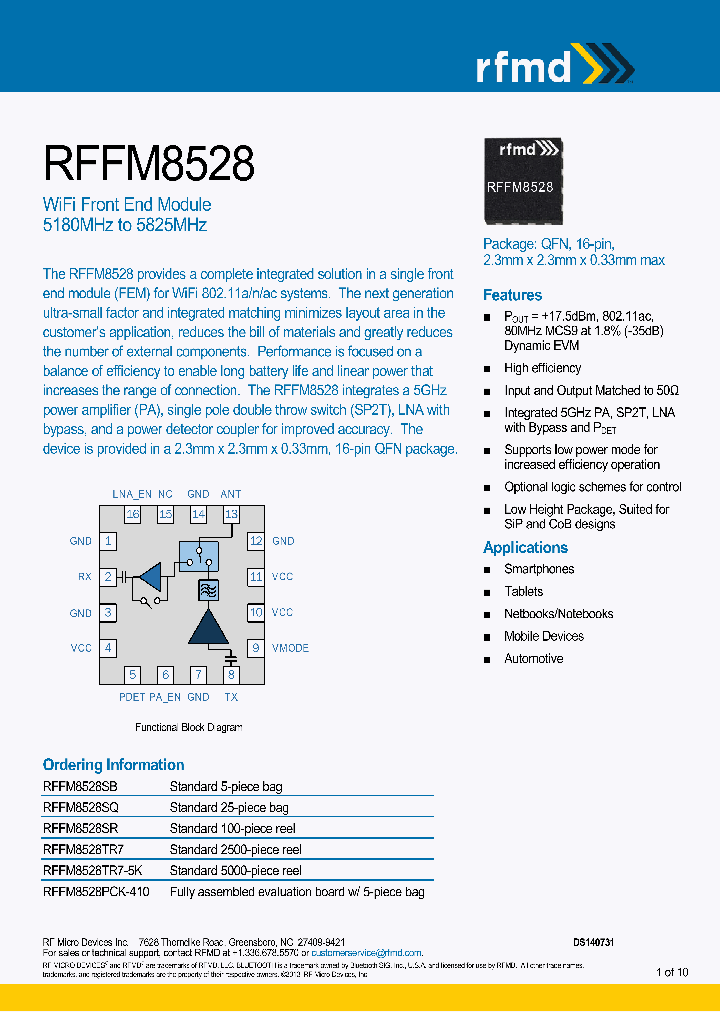 RFFM8528_8485838.PDF Datasheet