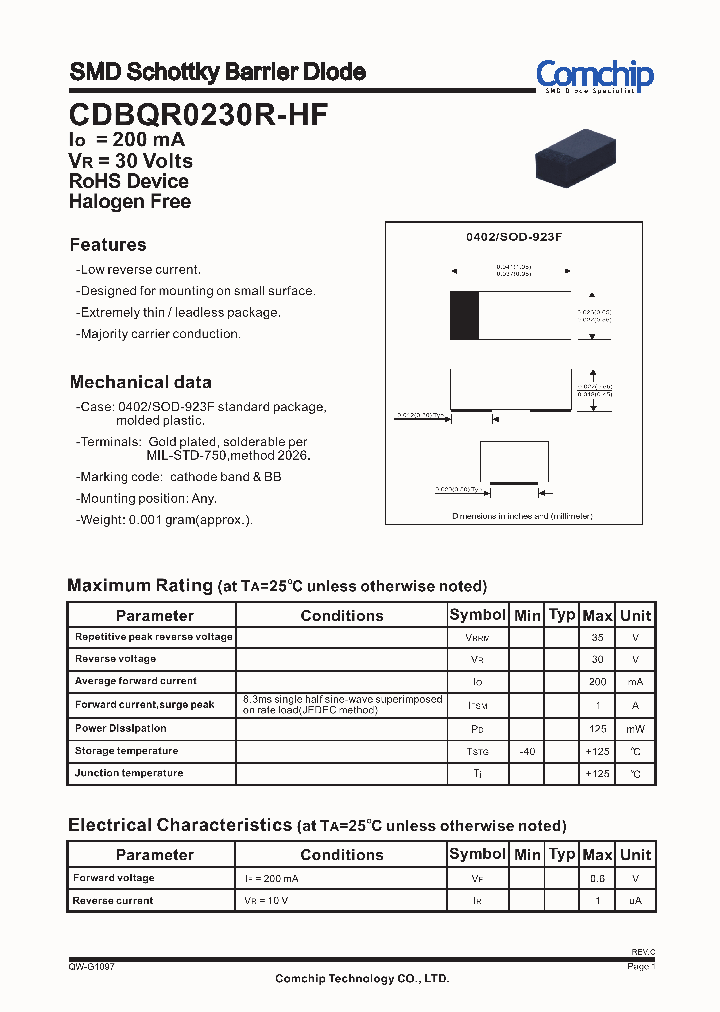 CDBQR0230R-HF_8485450.PDF Datasheet