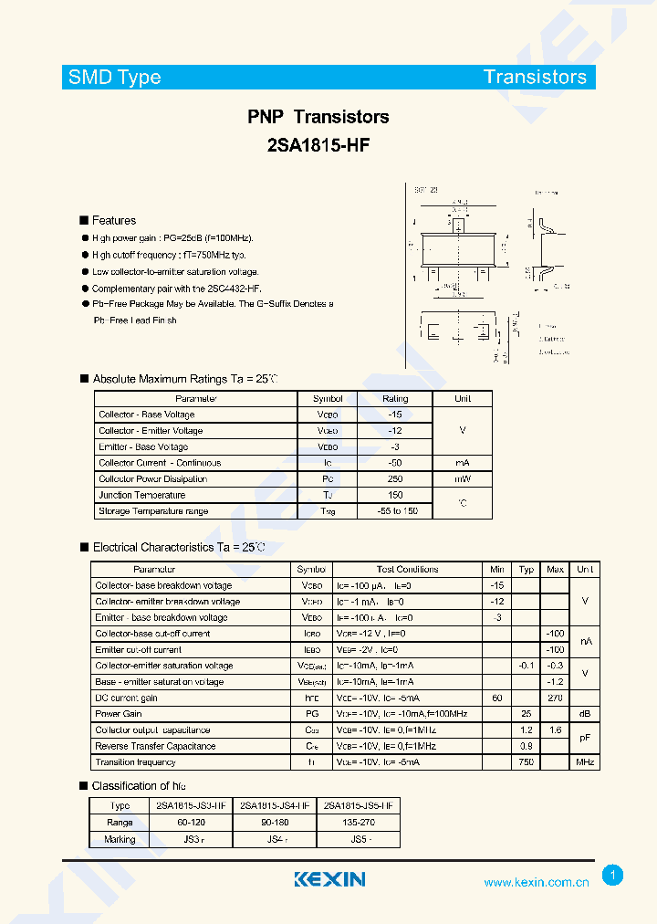 2SA1815-JS4-HF_8490465.PDF Datasheet