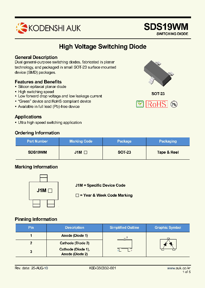 SDS19WM_8493983.PDF Datasheet