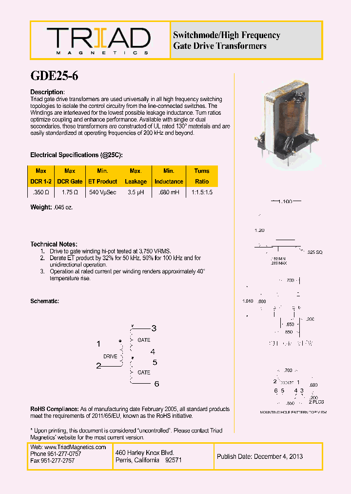 GDE25-6-13_8496699.PDF Datasheet