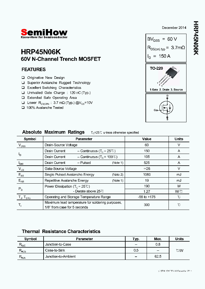 HRP45N06K_8497706.PDF Datasheet