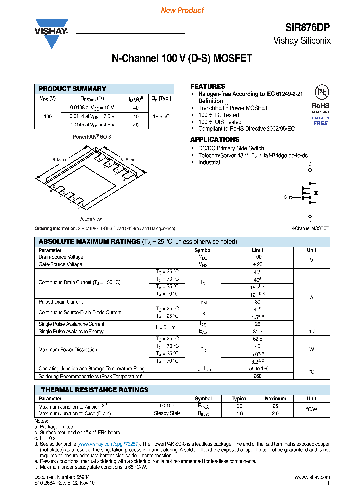 SIR876DP_8500121.PDF Datasheet