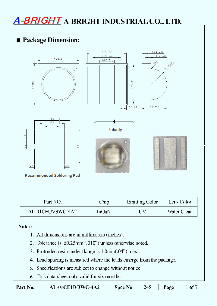 AL-01CEUV3WC-4A2_8502744.PDF Datasheet