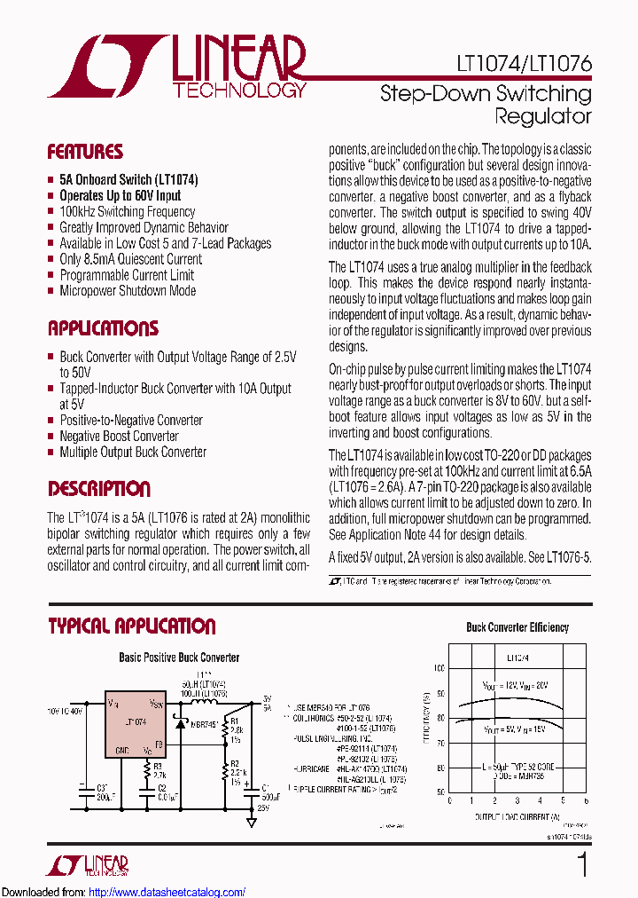 LT1076ITPBF_8502781.PDF Datasheet