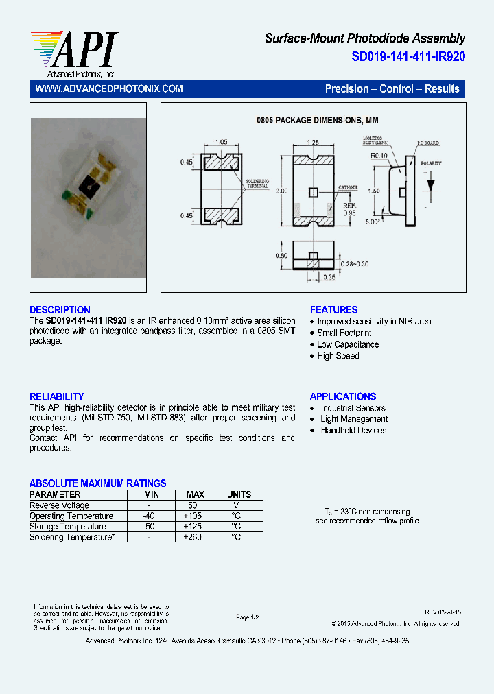 SD-019-141-411-IR920_8506387.PDF Datasheet