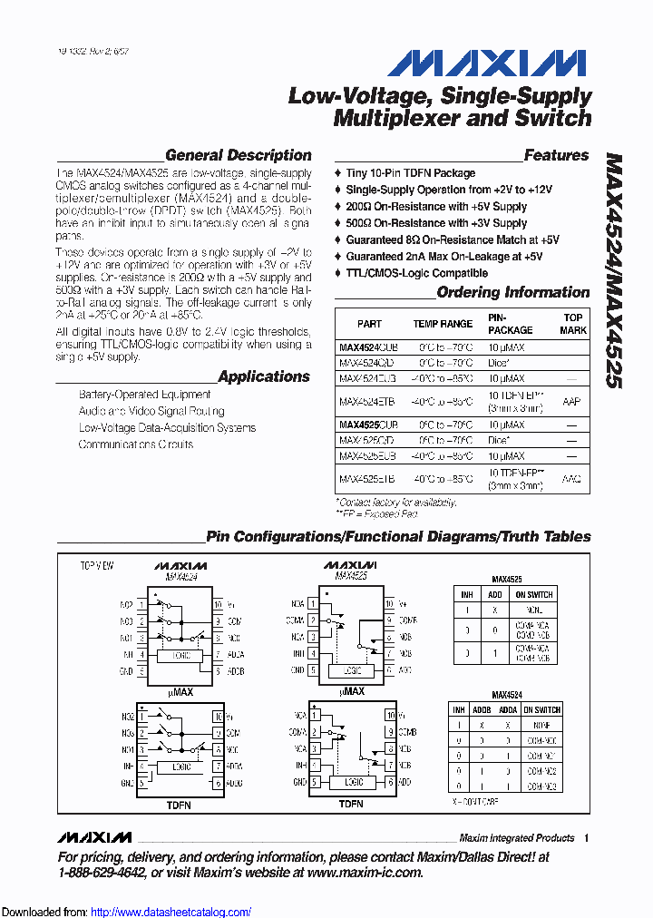 MAX4524CUBTGA7_8505785.PDF Datasheet