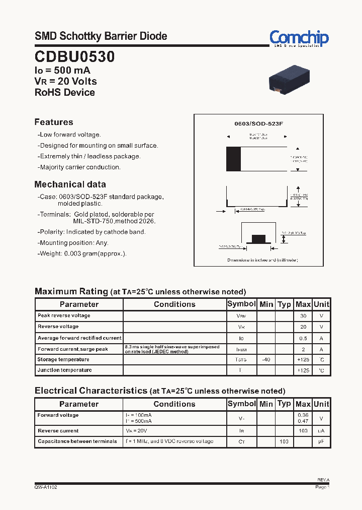 CDBU0530_8510434.PDF Datasheet