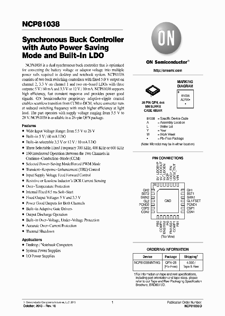 NCP81038_8518495.PDF Datasheet