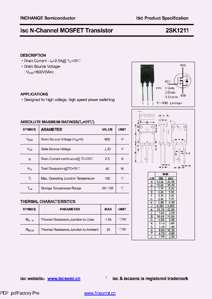 2SK1211_8535065.PDF Datasheet