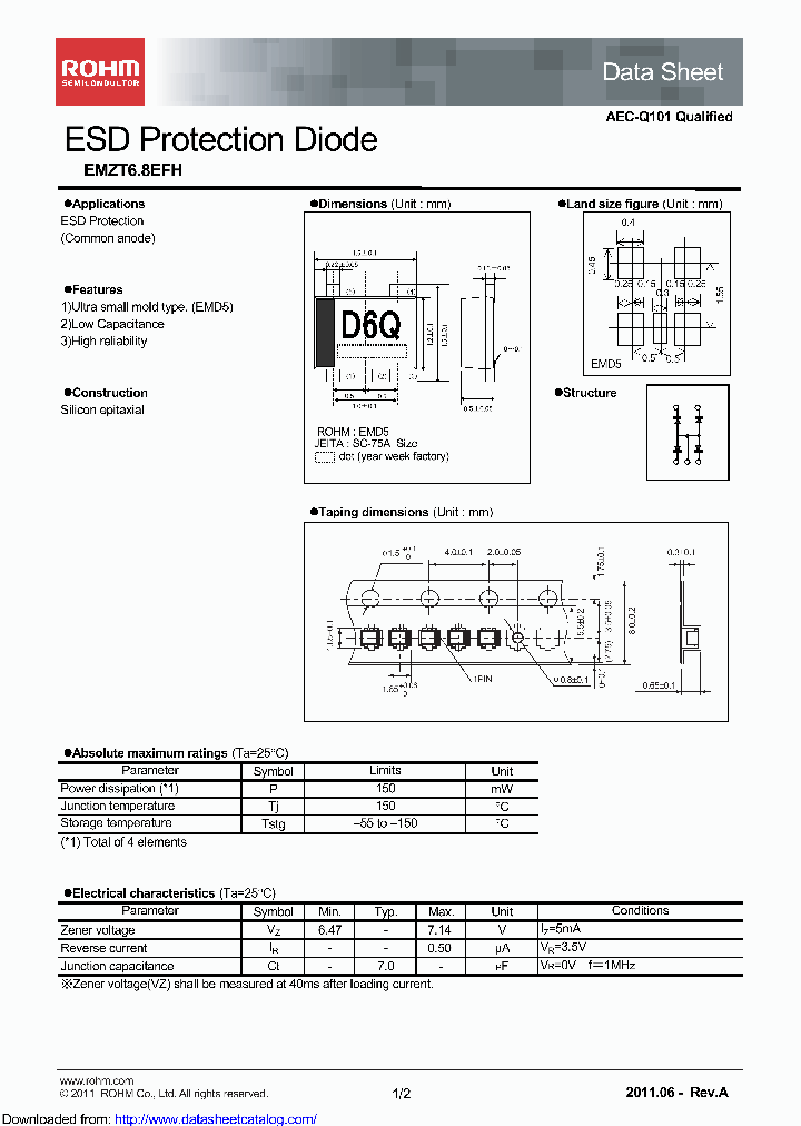 EMZT68EFHT2R_8540136.PDF Datasheet