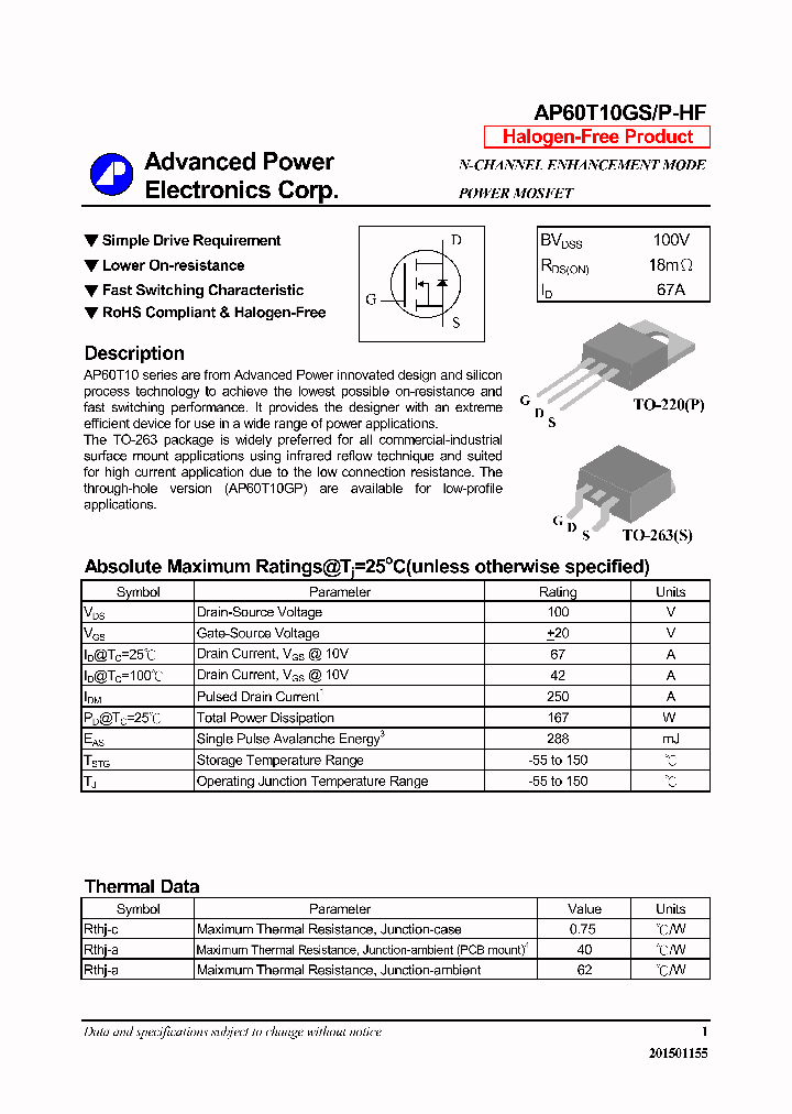 AP60T10GS-HF_8541380.PDF Datasheet