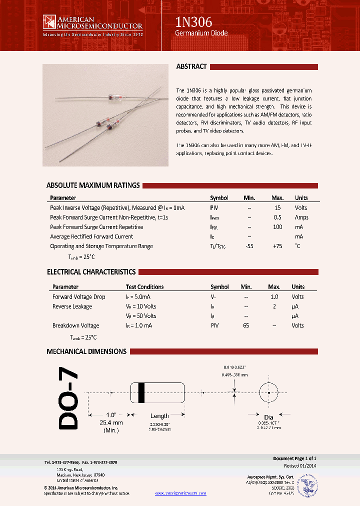 1N306_8546205.PDF Datasheet