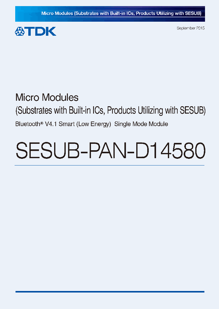 SESUB-PAN-D14580_8553350.PDF Datasheet
