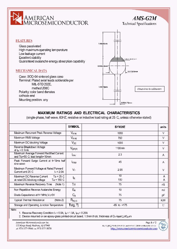 AMS-G2M_8561111.PDF Datasheet