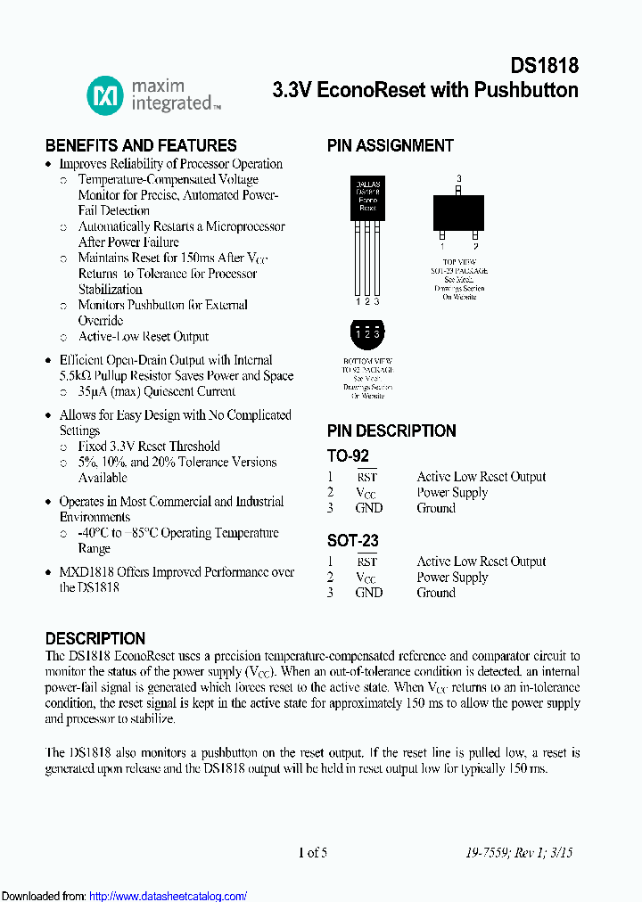 DS1818R-20-U_8566197.PDF Datasheet