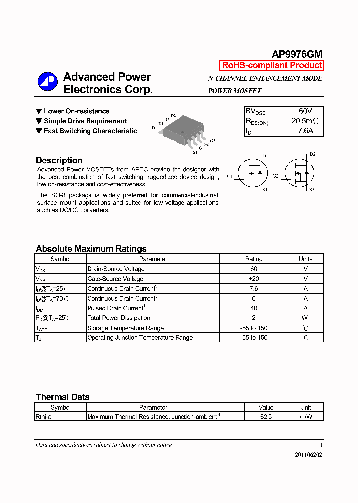 AP9976GM-14_8566340.PDF Datasheet