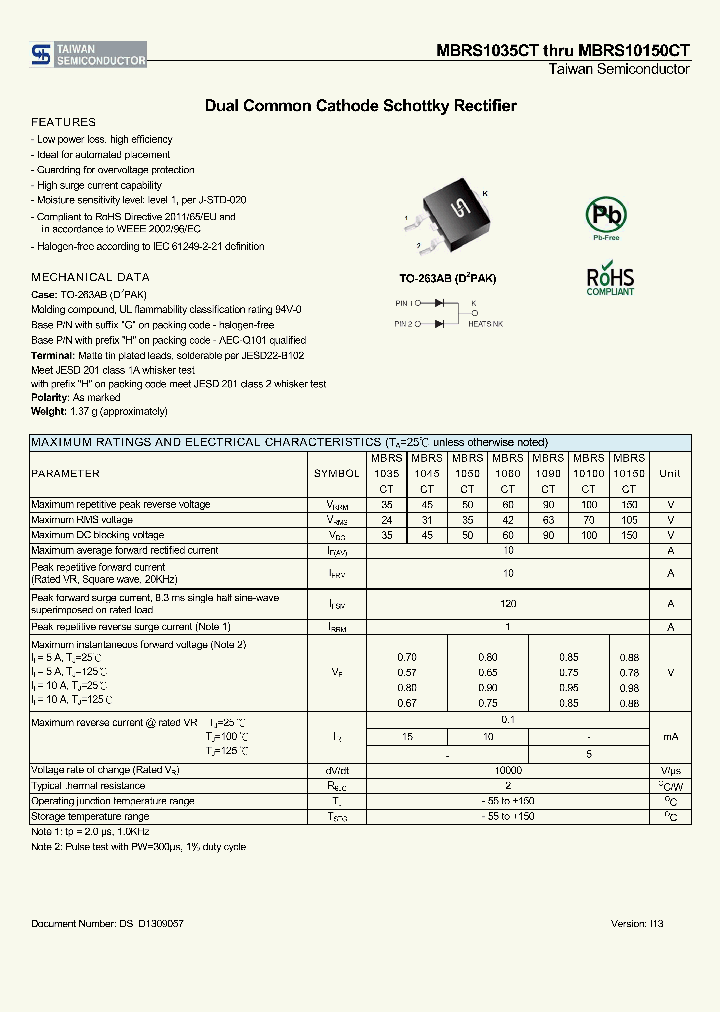 MBRS1050CT_8578186.PDF Datasheet