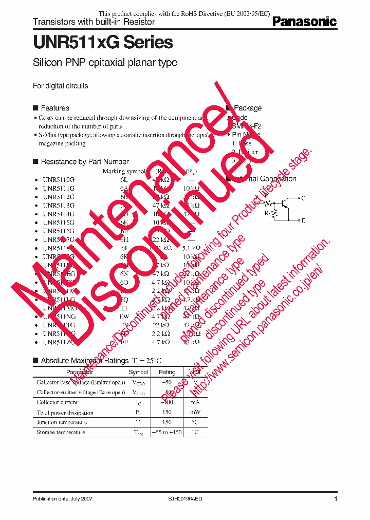 UNR5110G_8579010.PDF Datasheet