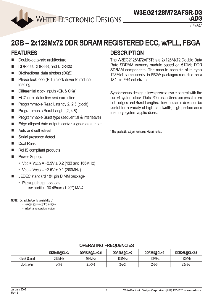 W3EG2128M72AFSR-D3_8580535.PDF Datasheet