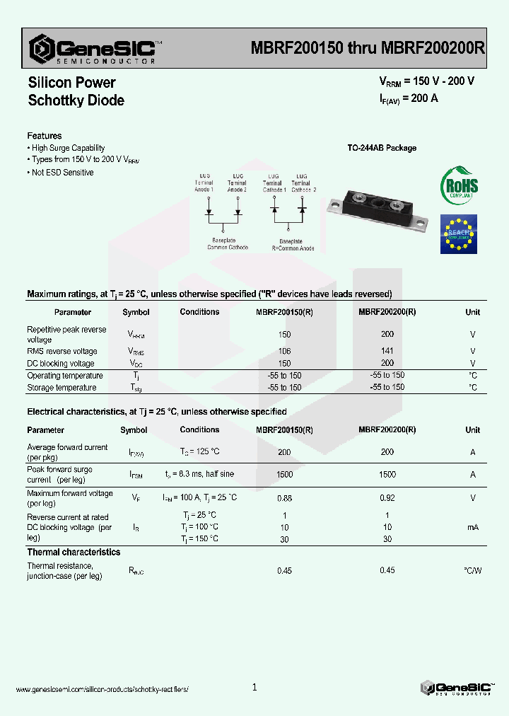 MBRF200200R_8585889.PDF Datasheet