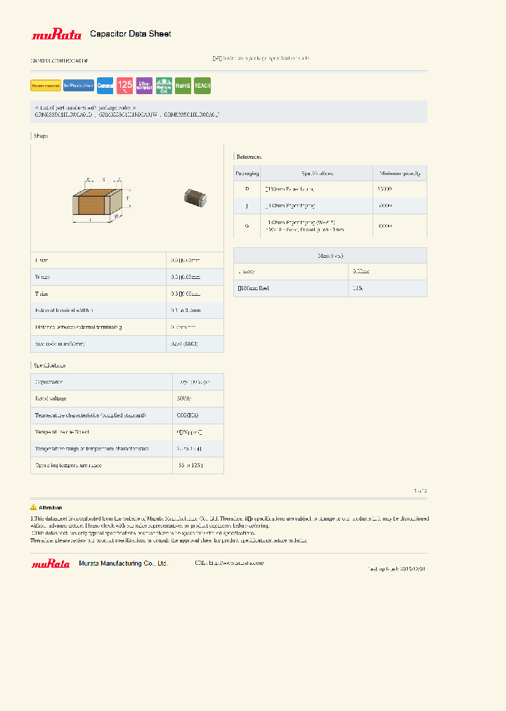 GRM0335C1H1R0CA01_8590681.PDF Datasheet