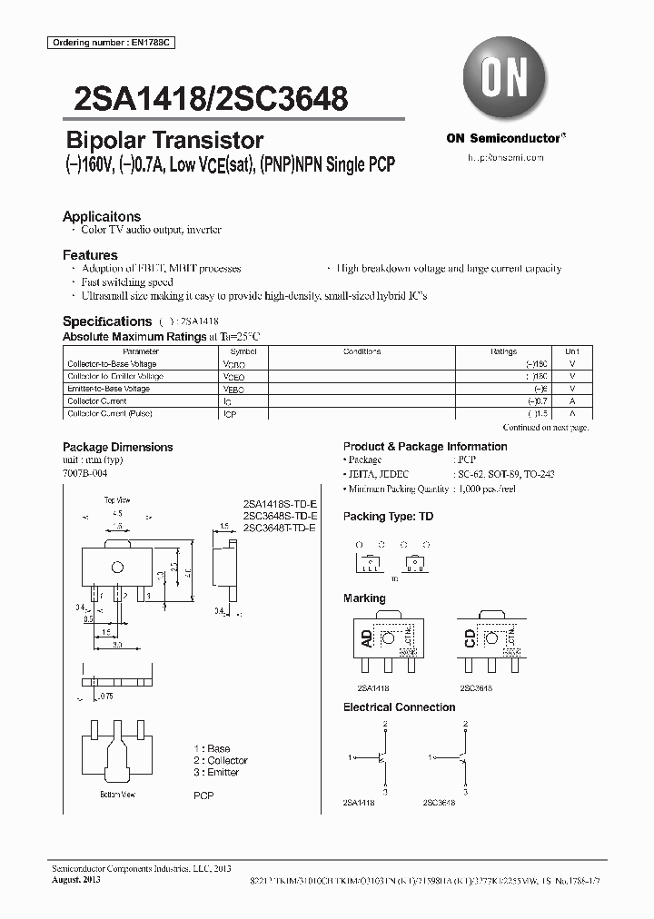 2SC3648S-TD-E_8591740.PDF Datasheet