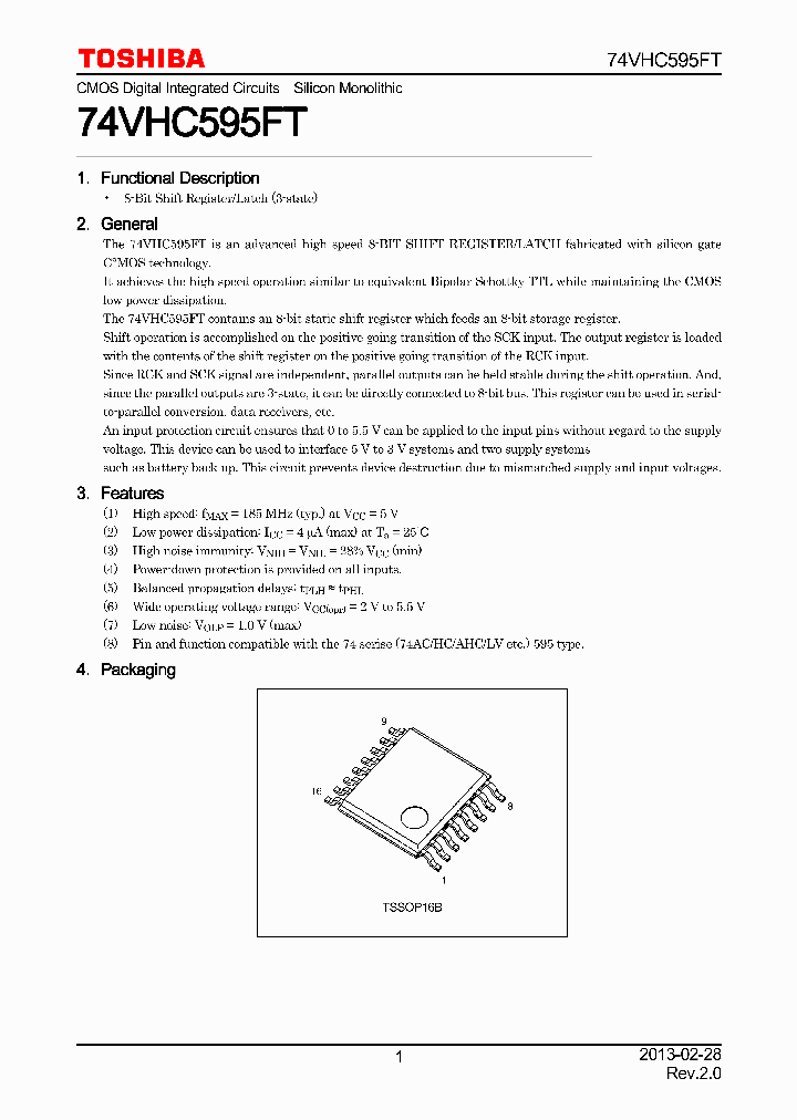 74VHC595FT_8597337.PDF Datasheet