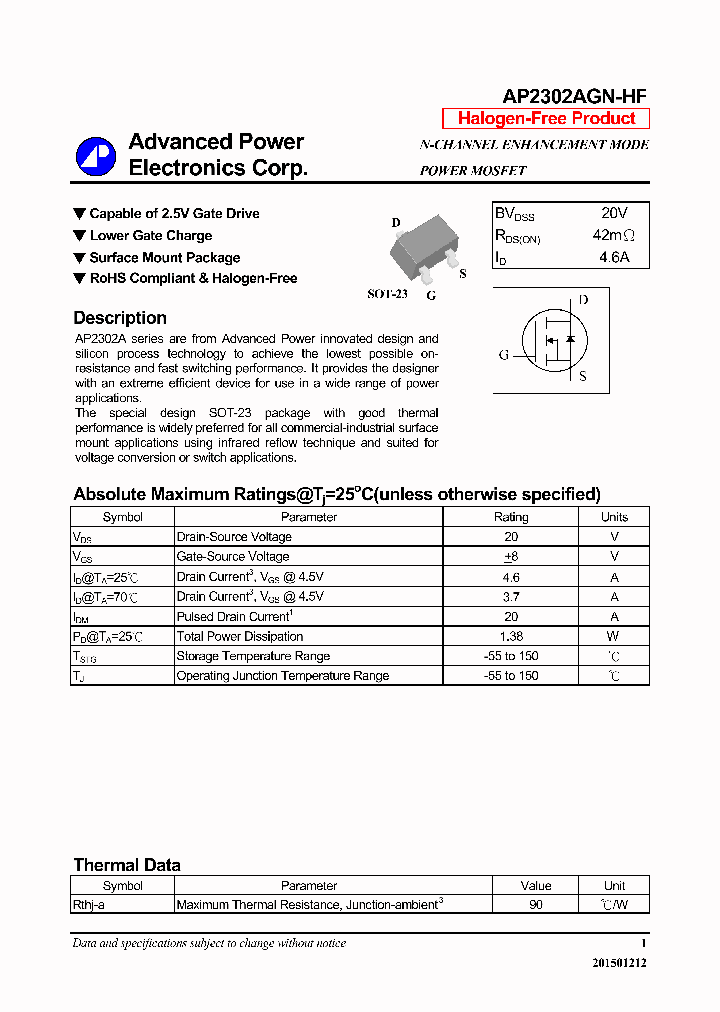 AP2302AGN-HF-16_8611625.PDF Datasheet