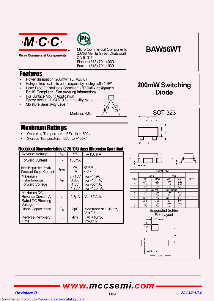 BAW56WT_8627516.PDF Datasheet