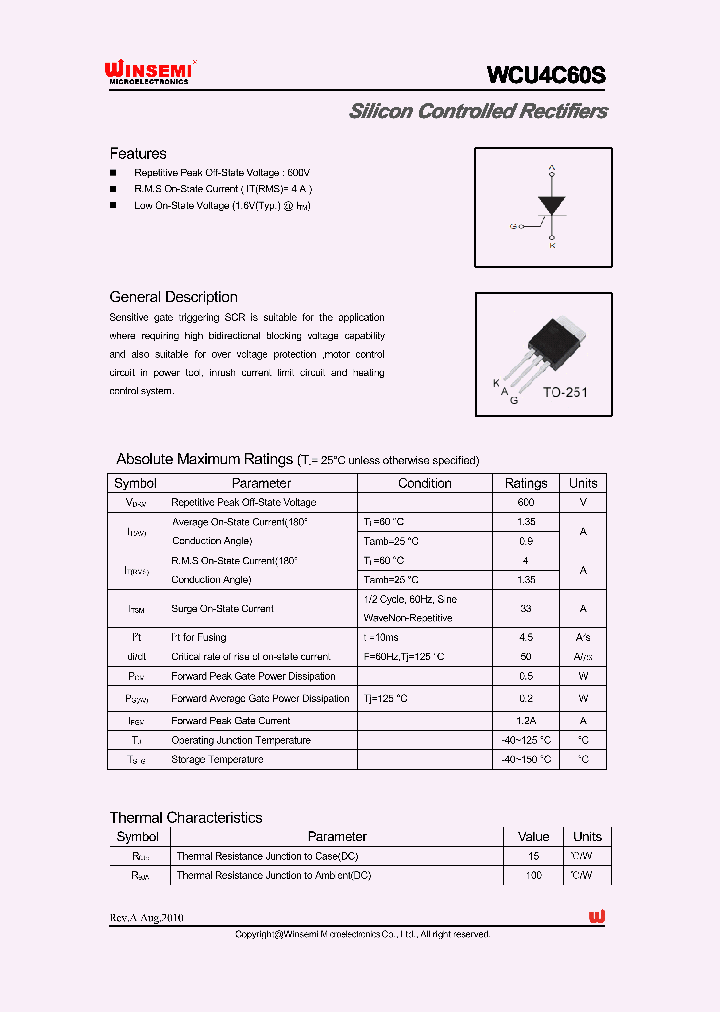 WCU4C60S_8638085.PDF Datasheet