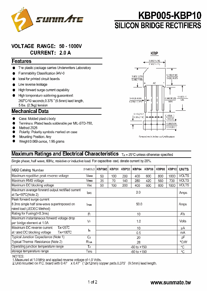 KBP005_8654413.PDF Datasheet