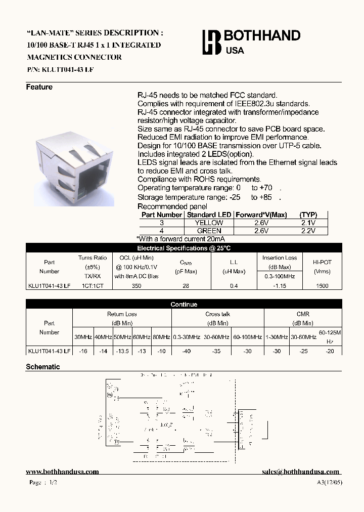 KLU1T041-43-LF_8682658.PDF Datasheet