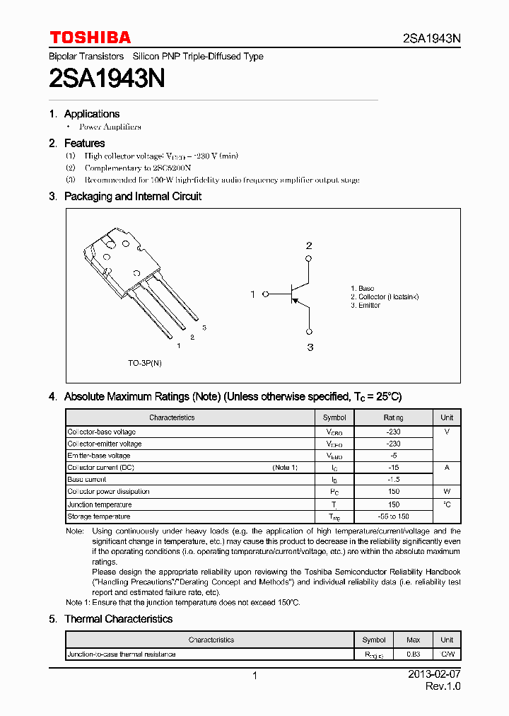 2SA1943N_8689882.PDF Datasheet