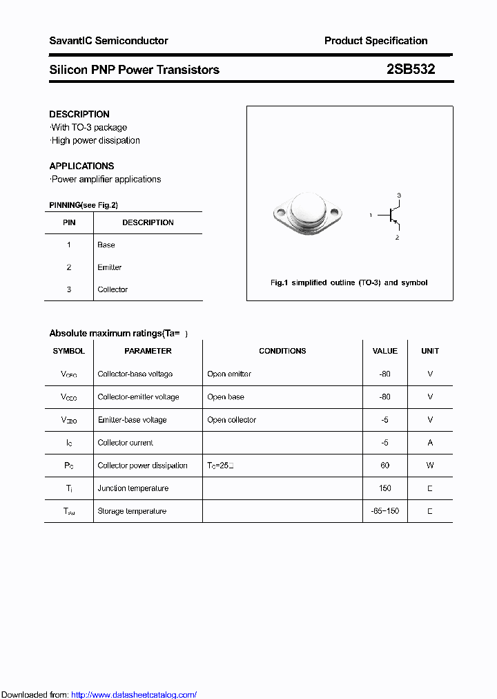 2SB532_8696358.PDF Datasheet