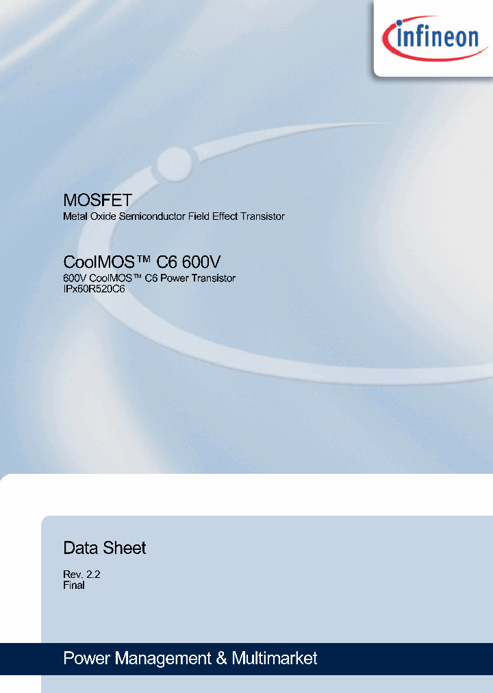 IPP60R520C6_8698254.PDF Datasheet