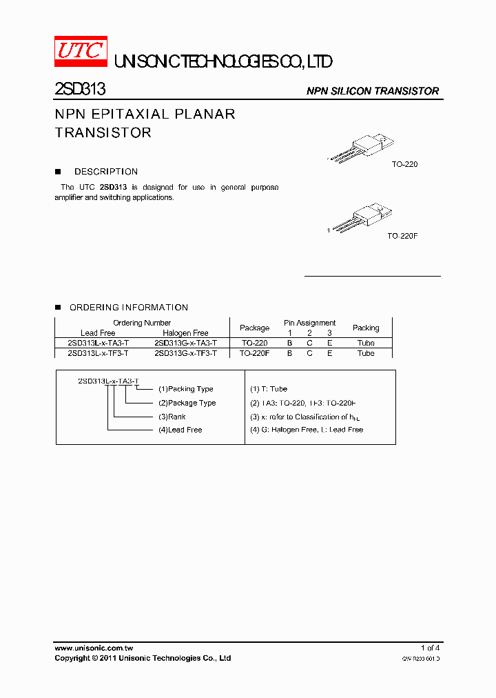 2SD313G-X-TF3-T_8701113.PDF Datasheet
