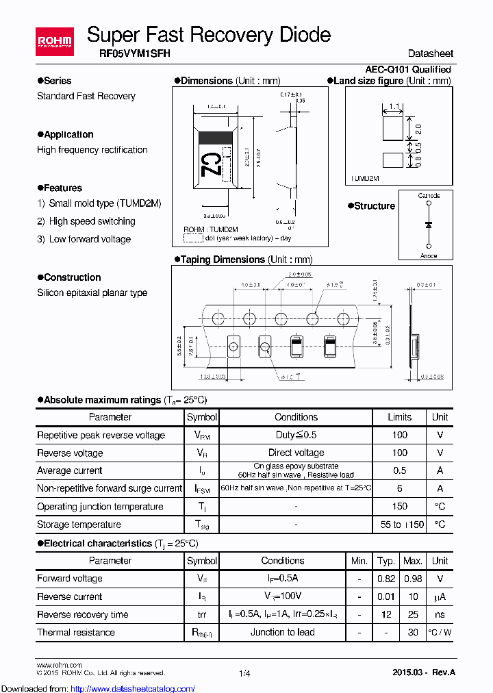 RF05VYM1SFHTR_8706850.PDF Datasheet