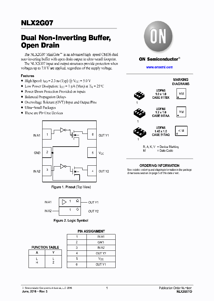 NLX2G07AMUTCG_8715952.PDF Datasheet