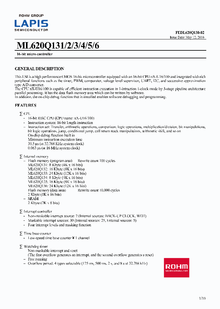 ML620Q132_8716101.PDF Datasheet