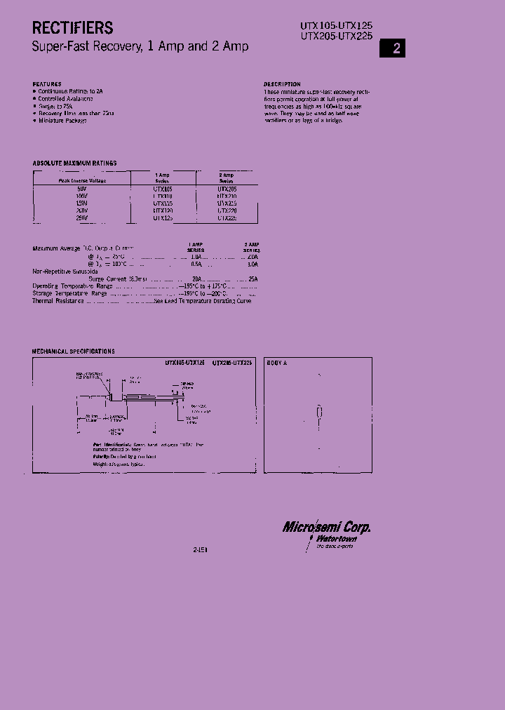 UTX105_8718330.PDF Datasheet