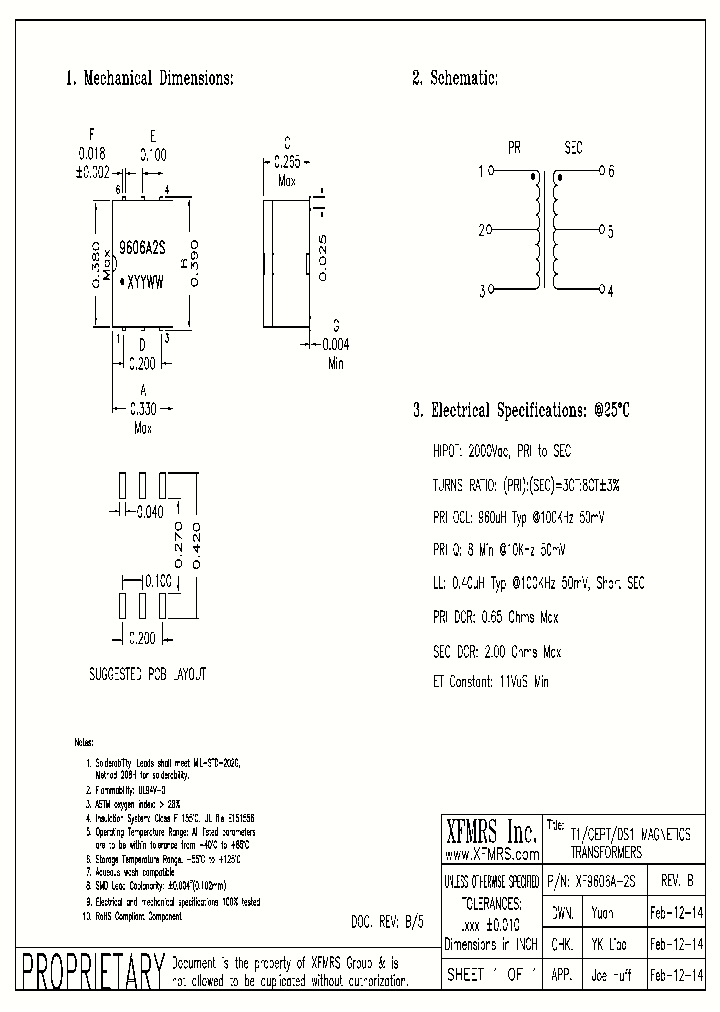 XF9606A-2S_8722150.PDF Datasheet