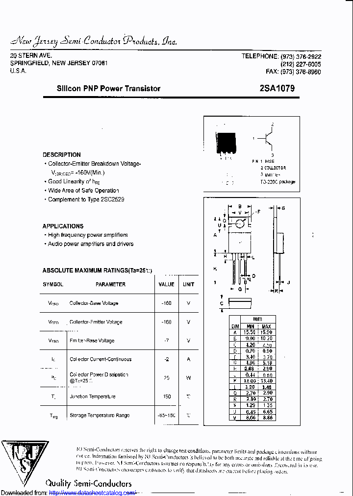 2SA1079_8722884.PDF Datasheet